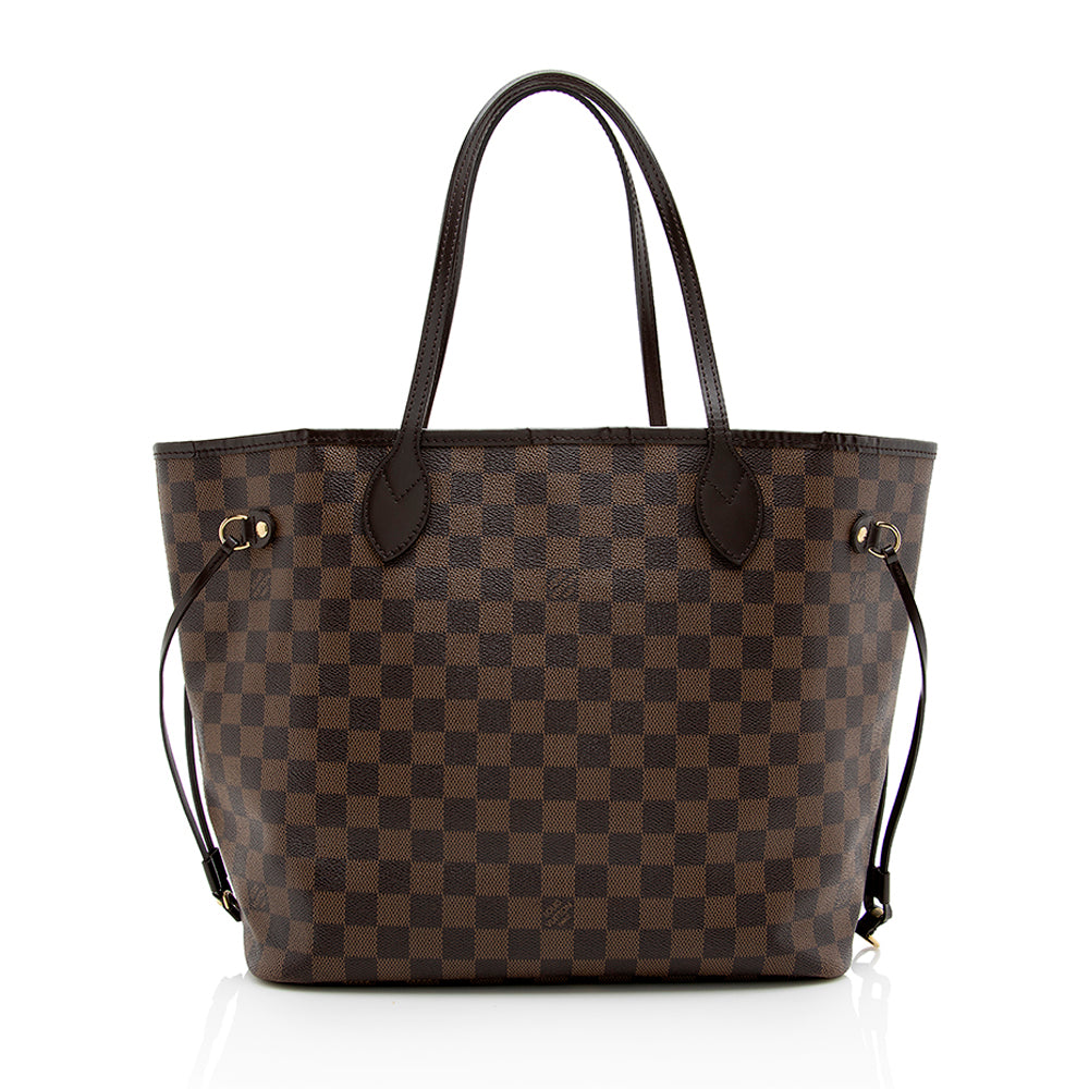 Louis Vuitton Damier Ebene Neverfull MM Tote (SHF-17826)