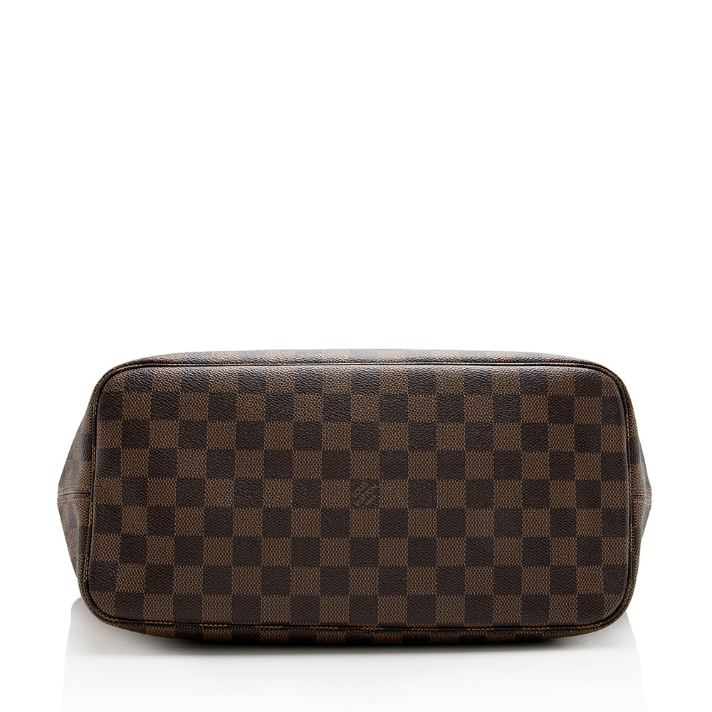 Louis Vuitton Damier Ebene Neverfull MM Tote (SHF-17826)
