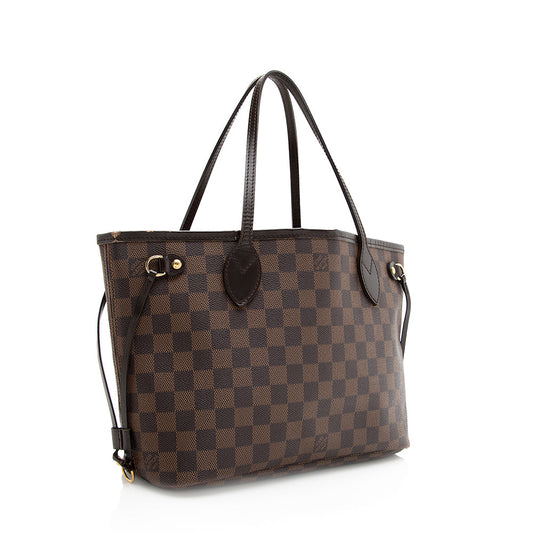 Louis Vuitton Damier Ebene Neverfull PM Tote - FINAL SALE (SHF-19636)