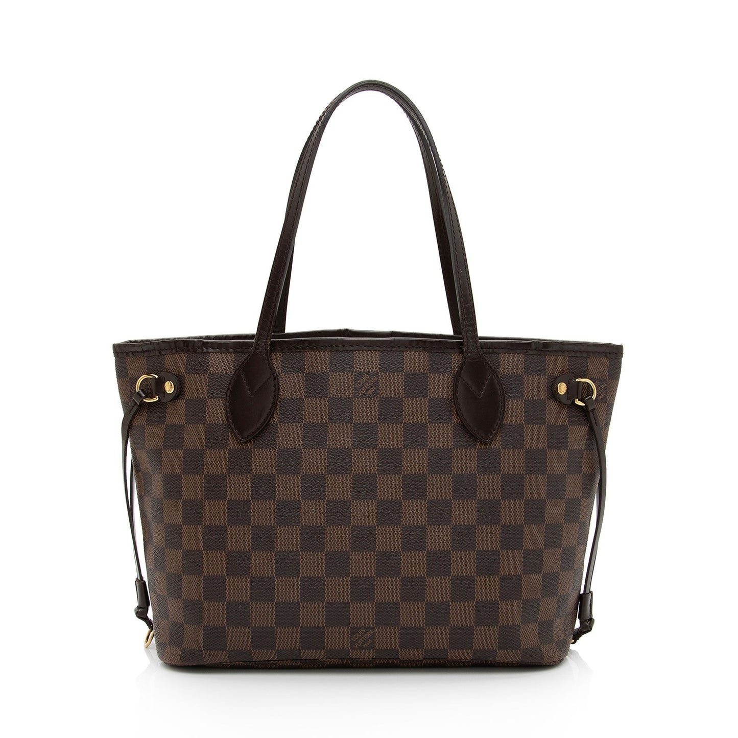 Louis Vuitton Damier Ebene Neverfull PM Tote (SHF-eoGuxb)