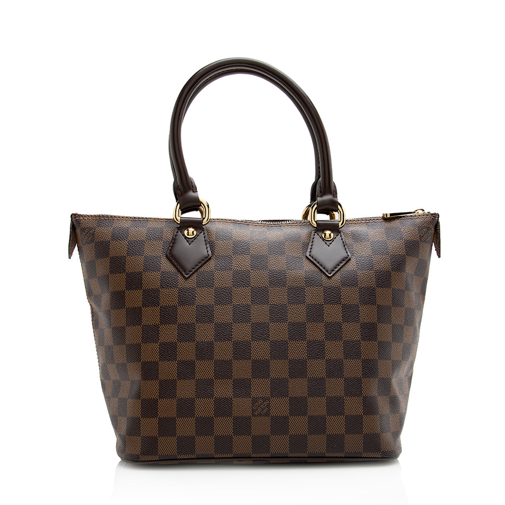 Louis Vuitton Damier Ebene Saleya PM Tote (SHF-21298)