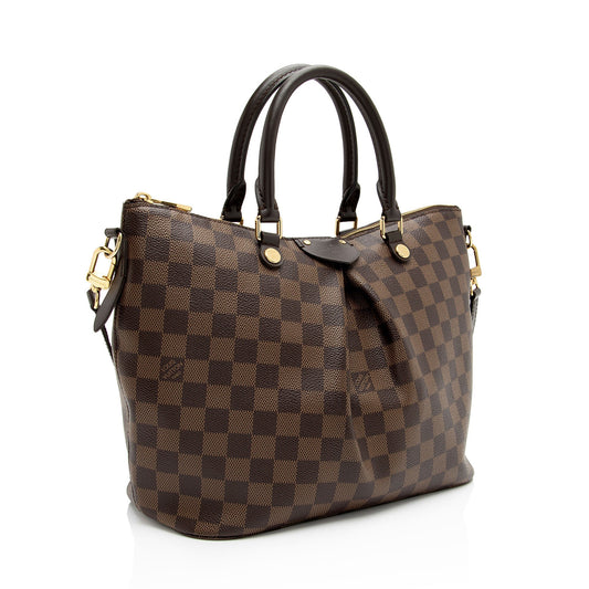 Louis Vuitton Damier Ebene Siena MM Satchel (SHF-kfzQmc)
