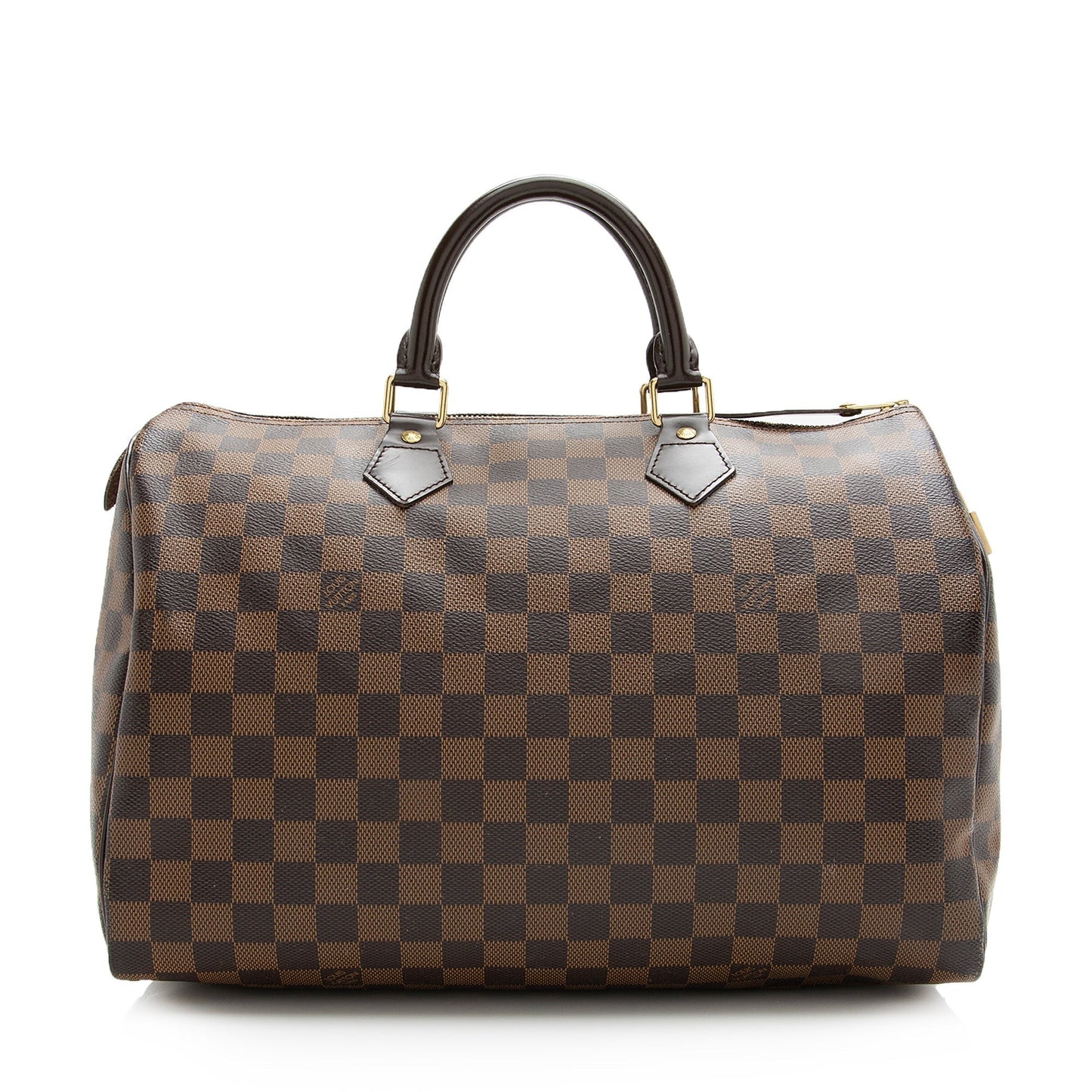 Louis Vuitton Damier Ebene Speedy 35 Satchel (SHF-22618)