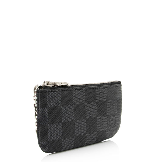 Louis Vuitton Damier Graphite Key Pouch (SHF-JZ5bLf)