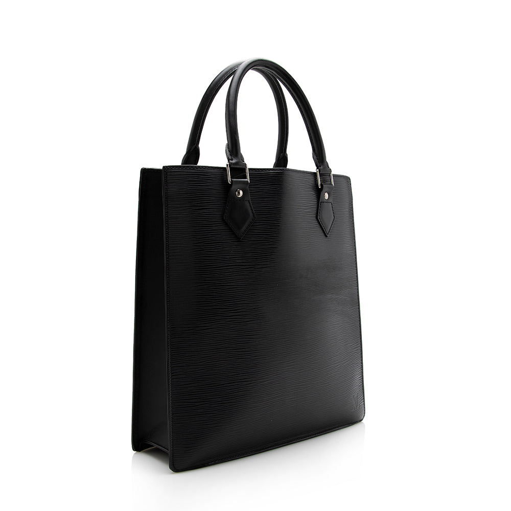 Louis Vuitton Epi Leather Sac Plat PM Tote (SHF-15593)