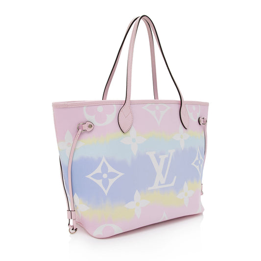 Louis Vuitton Giant Monogram Canvas Escale Neverfull MM Tote (SHF-iW77Ow)