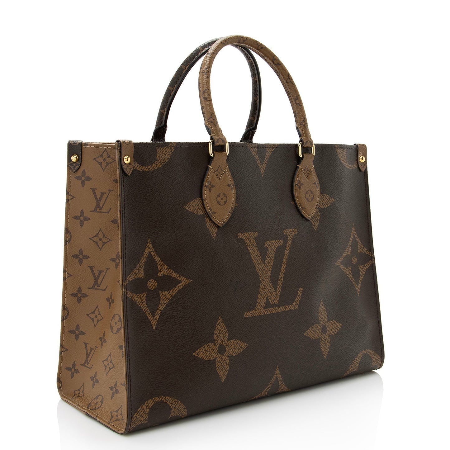 Louis Vuitton Giant Monogram Canvas Onthego MM Tote (SHF-22583)