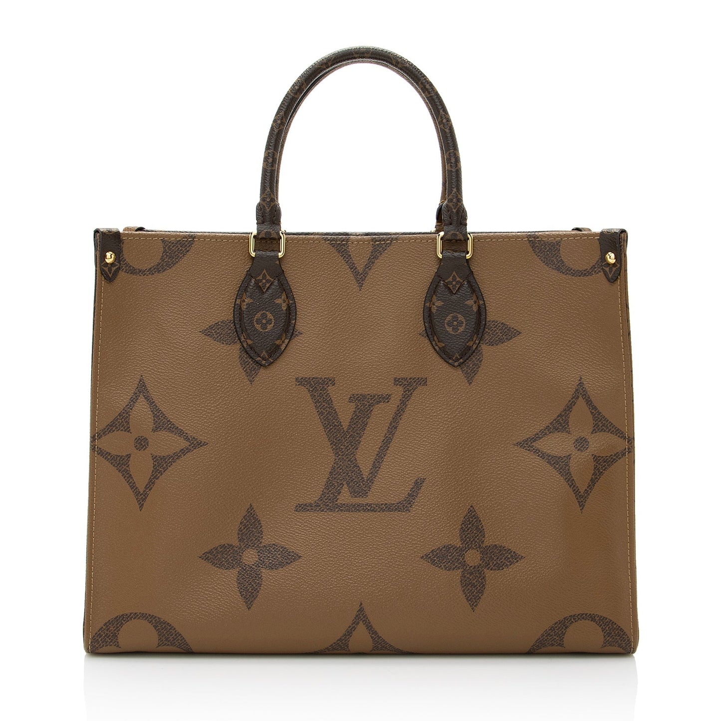 Louis Vuitton Giant Monogram Canvas Onthego MM Tote (SHF-22343)