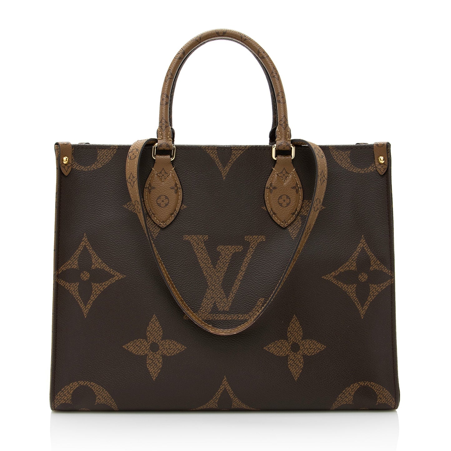 Louis Vuitton Giant Monogram Canvas Onthego MM Tote (SHF-22343)