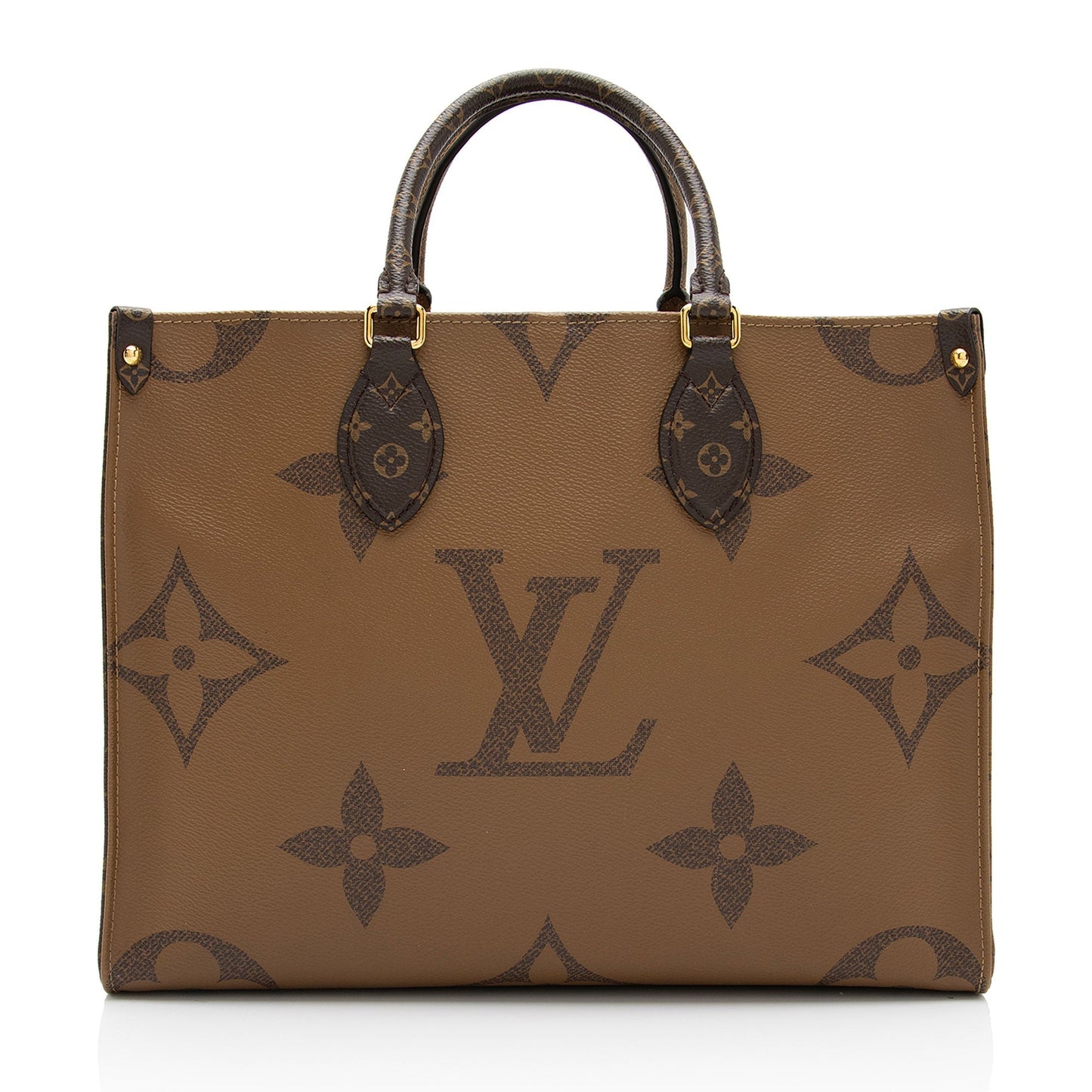 Louis Vuitton Giant Monogram Canvas Onthego MM Tote (SHF-zMPhIY)