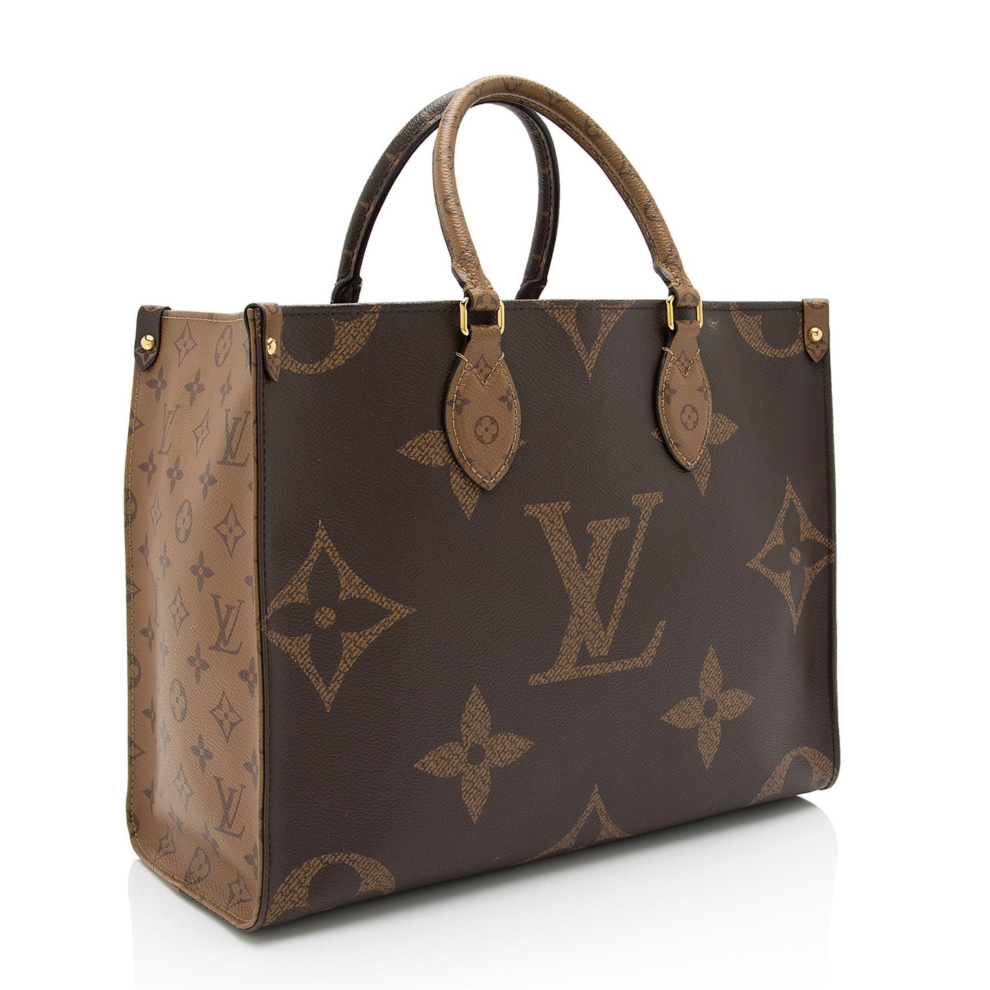 Louis Vuitton Giant Monogram Canvas Onthego MM Tote (SHF-zMPhIY)