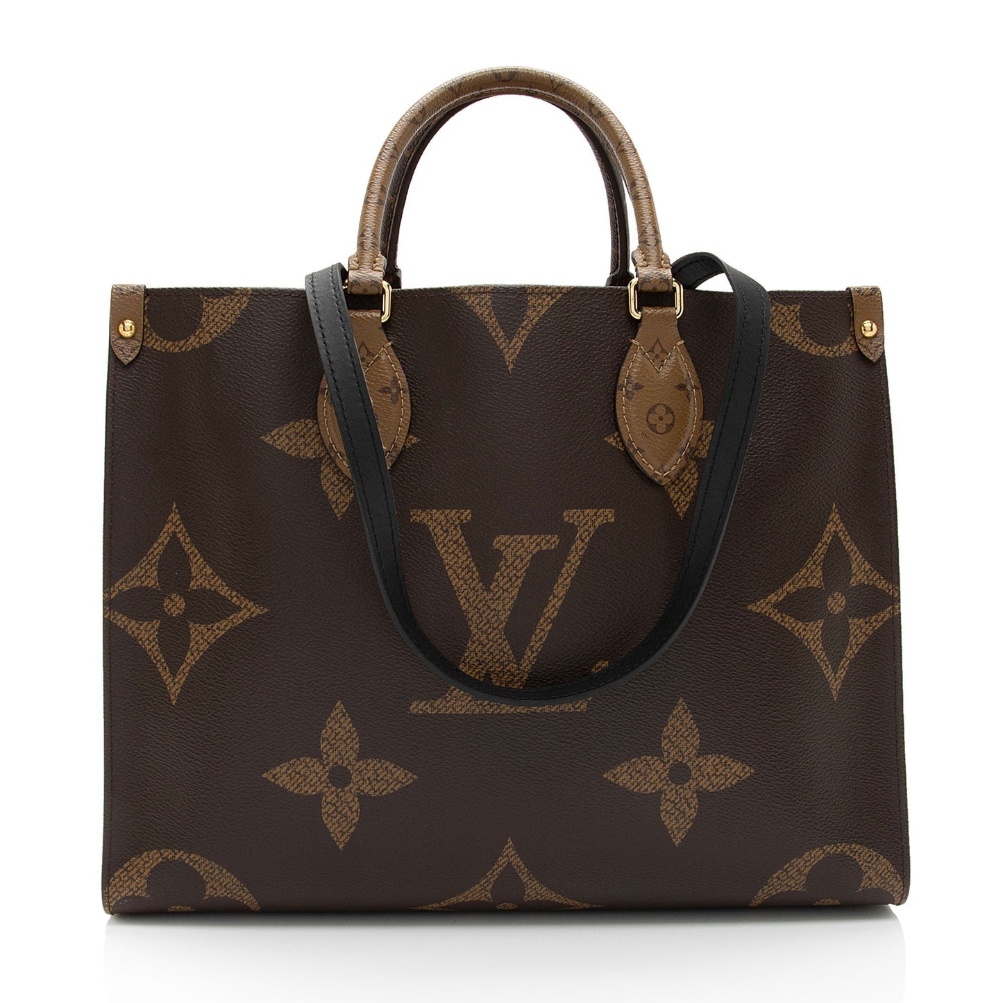 Louis Vuitton Giant Monogram Canvas Onthego MM Tote (SHF-HTs789)