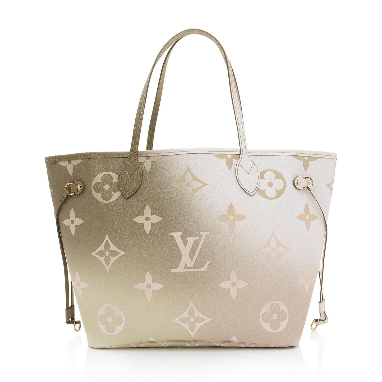 Louis Vuitton Giant Monogram Empreinte Spring In The City Neverfull MM Tote (SHF-9VuzNn)