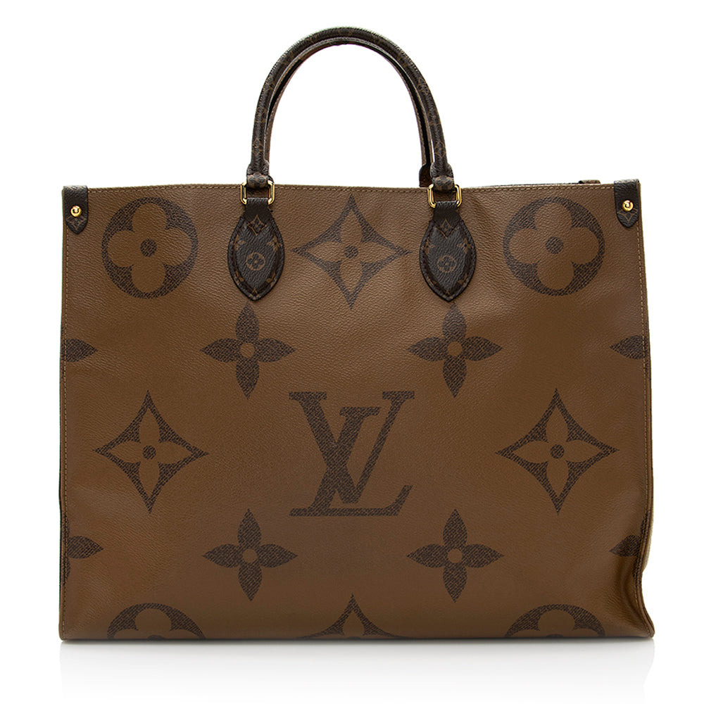 Louis Vuitton Giant Monogram Onthego GM Tote (SHF-20554)