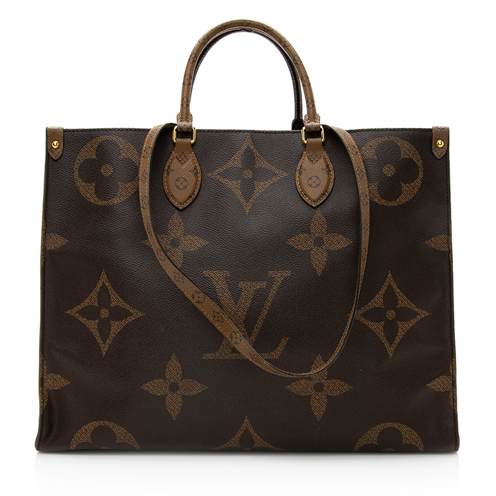 Louis Vuitton Giant Monogram Onthego GM Tote (SHF-20554)