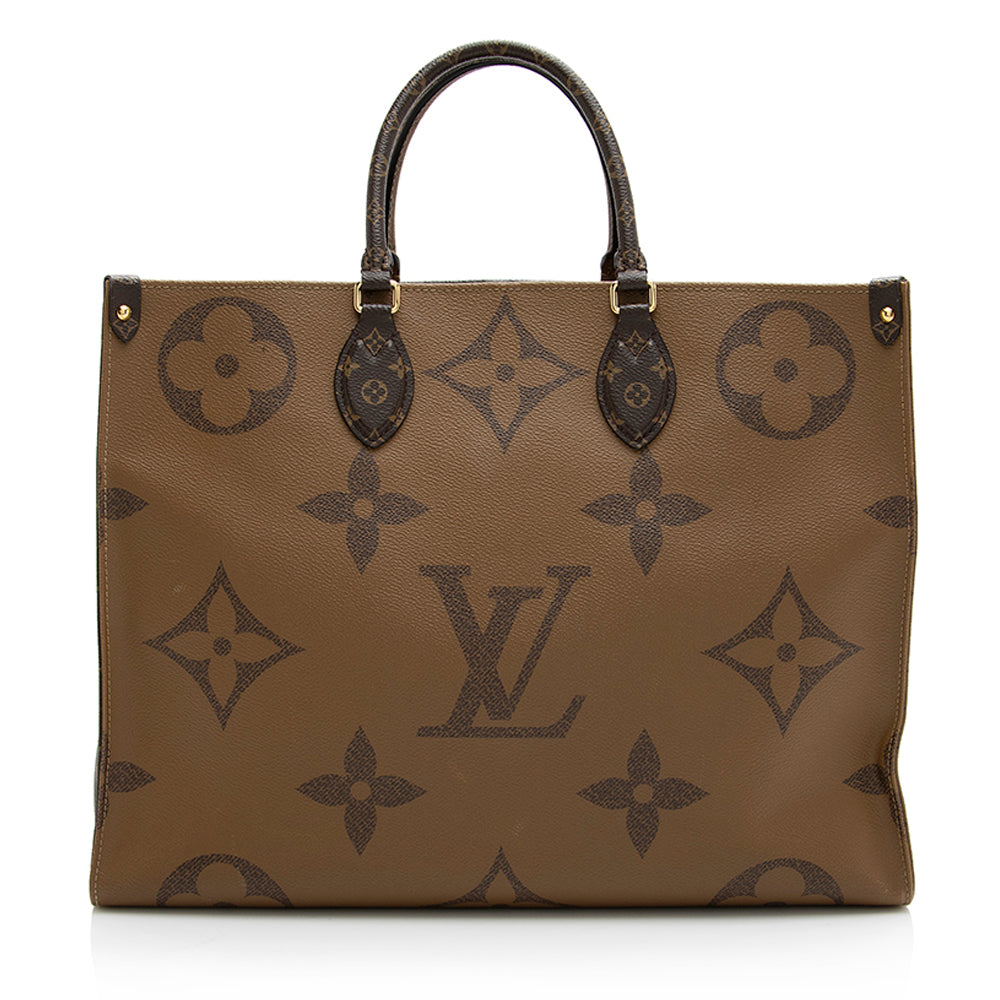 Louis Vuitton Giant Monogram Onthego GM Tote (SHF-21206)
