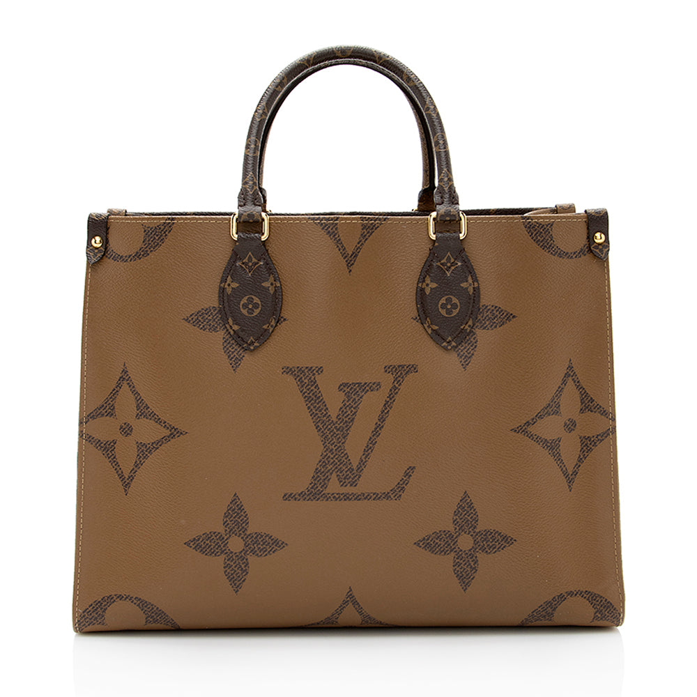 Louis Vuitton Giant Monogram Onthego MM Tote (SHF-20188)