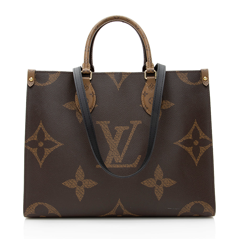 Louis Vuitton Giant Monogram Onthego MM Tote (SHF-20188)