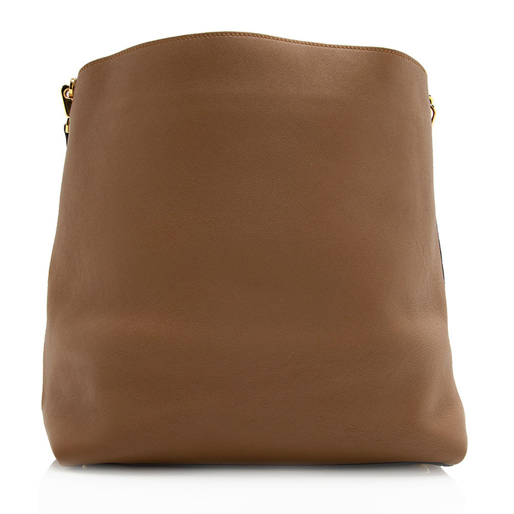 Louis Vuitton Leather Noisette Parnassea Bagatelle Shoulder Bag (SHF-20732)