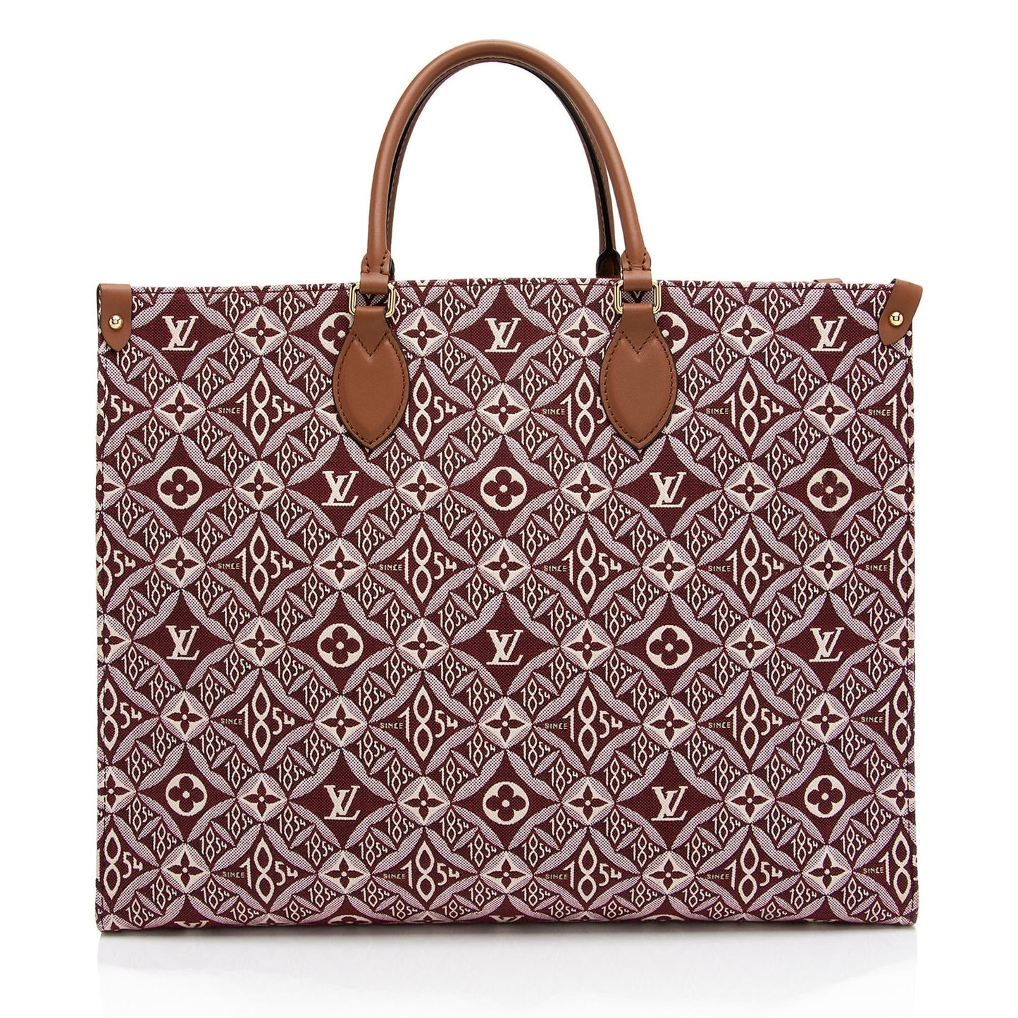 Louis Vuitton Limited Edition Jacquard Since 1854 Onthego GM Tote (SHF-8Ps372)
