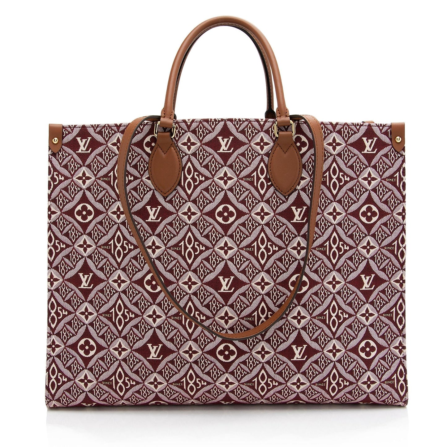 Louis Vuitton Limited Edition Jacquard Since 1854 Onthego GM Tote (SHF-8Ps372)