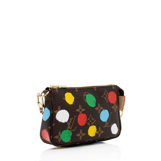 Louis Vuitton Limited Edition LV x YK Monogram Canvas Mini Pochette Accessoires (SHF-avwZnz)