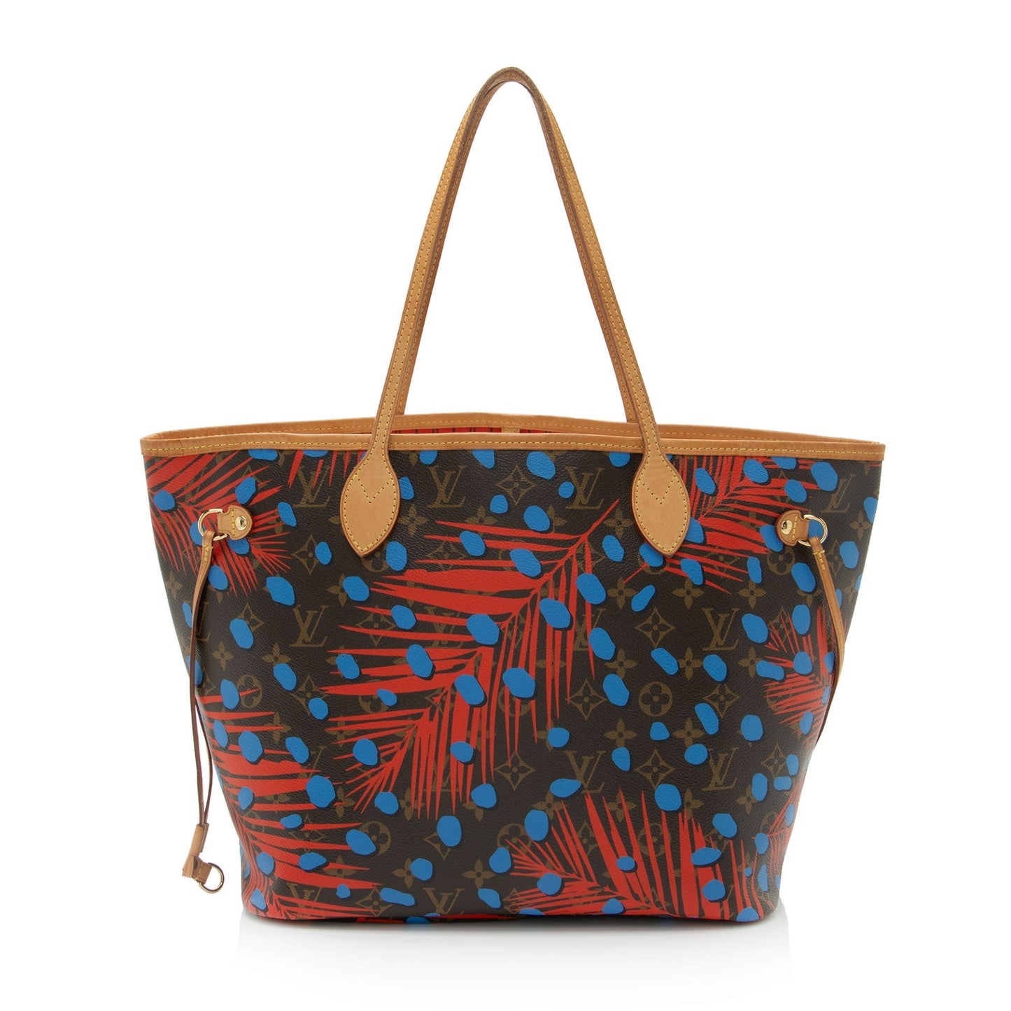 Louis Vuitton Limited Edition Monogram Canvas Jungle Dots Neverfull MM Tote (SHF-swTGB5)