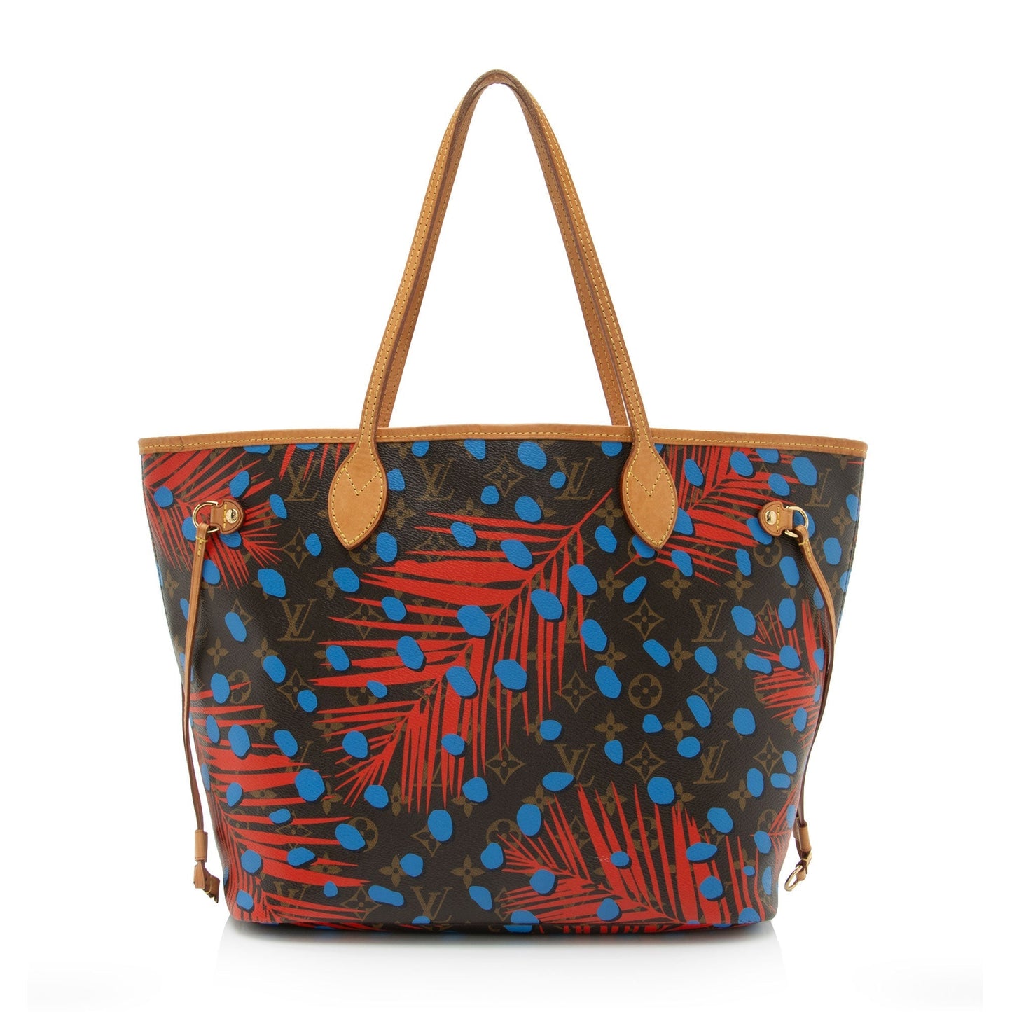 Louis Vuitton Limited Edition Monogram Canvas Jungle Dots Neverfull MM Tote (SHF-swTGB5)