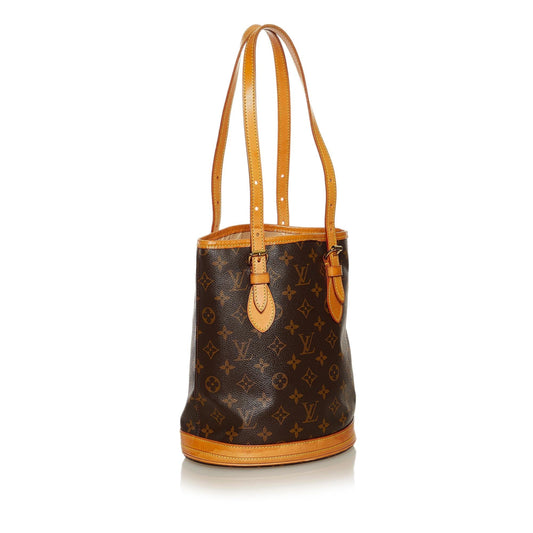 Louis Vuitton Monogram Bucket PM (SHG-34404)