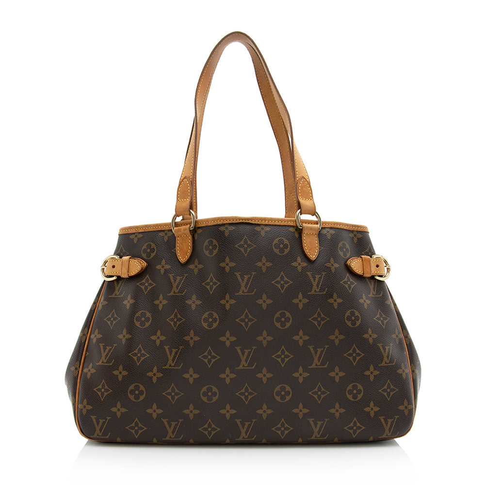 Louis Vuitton Monogram Canvas Batignolles Horizontal Tote (SHF-21261)