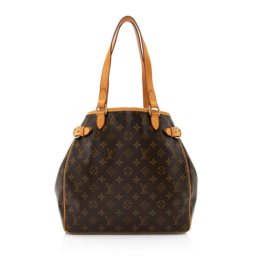 Louis Vuitton Monogram Canvas Batignolles Vertical Tote (SHF-21113)