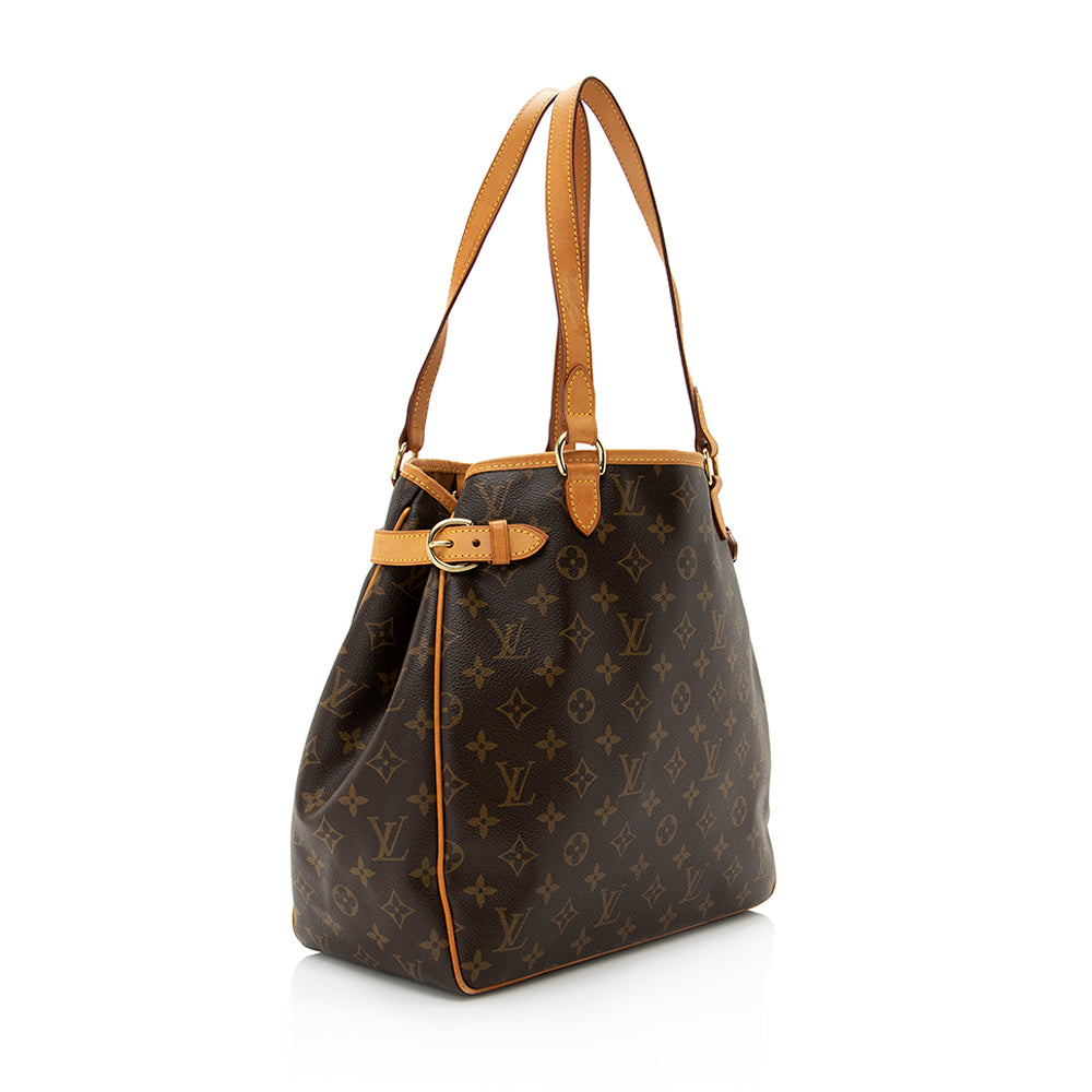 Louis Vuitton Monogram Canvas Batignolles Vertical Tote (SHF-21113)