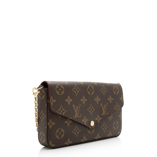 Louis Vuitton Monogram Canvas Felicie Pochette (SHF-23339)