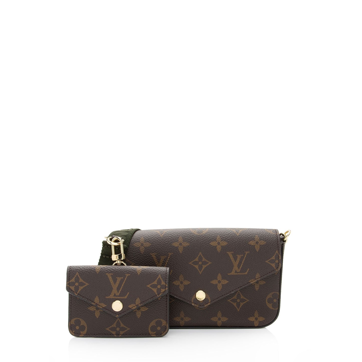 Louis Vuitton Monogram Canvas Felicie Strap & Go Crossbody Bag (SHF-LRQxmR)