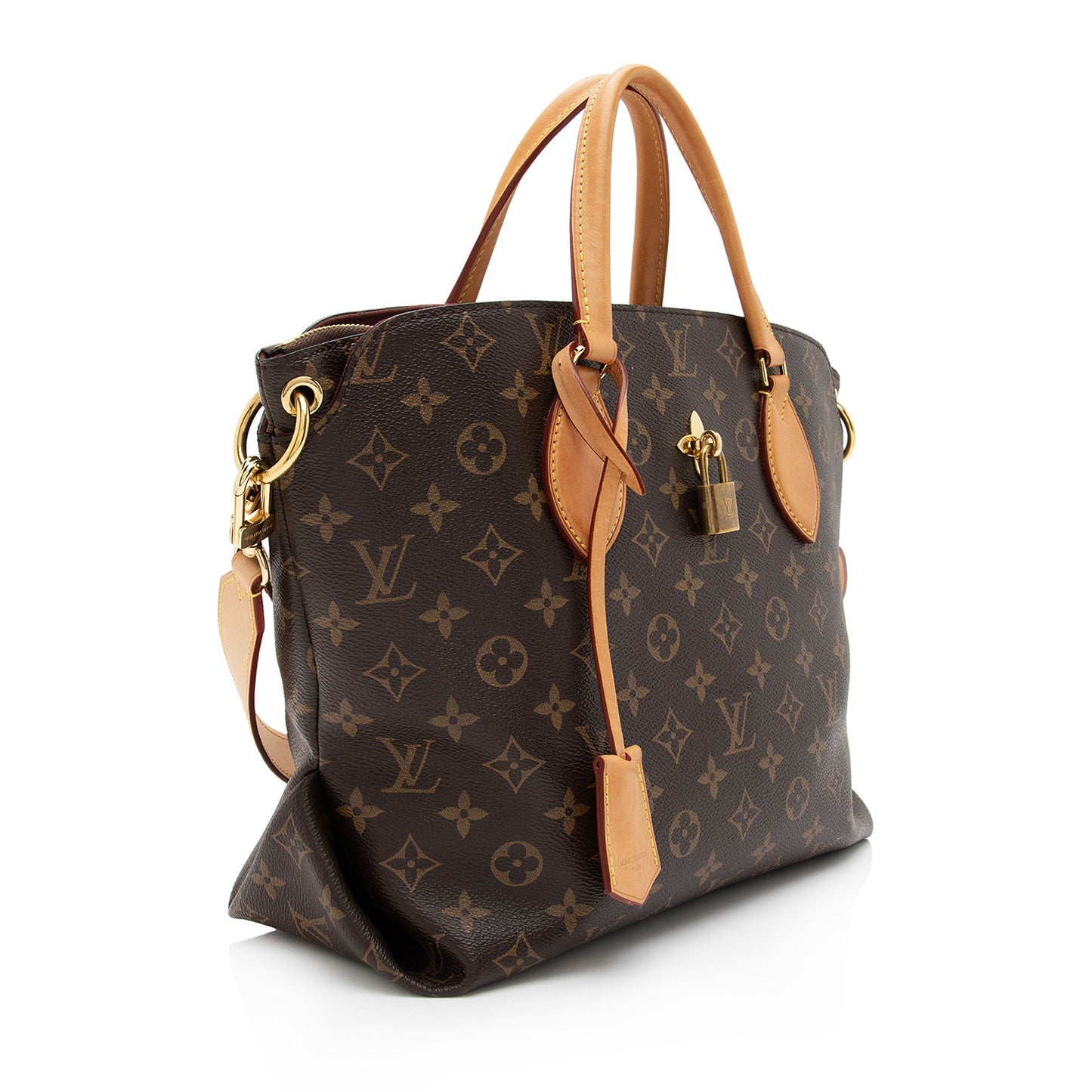Louis Vuitton Monogram Canvas Flower MM Zip Tote (SHF-H0ttAo)