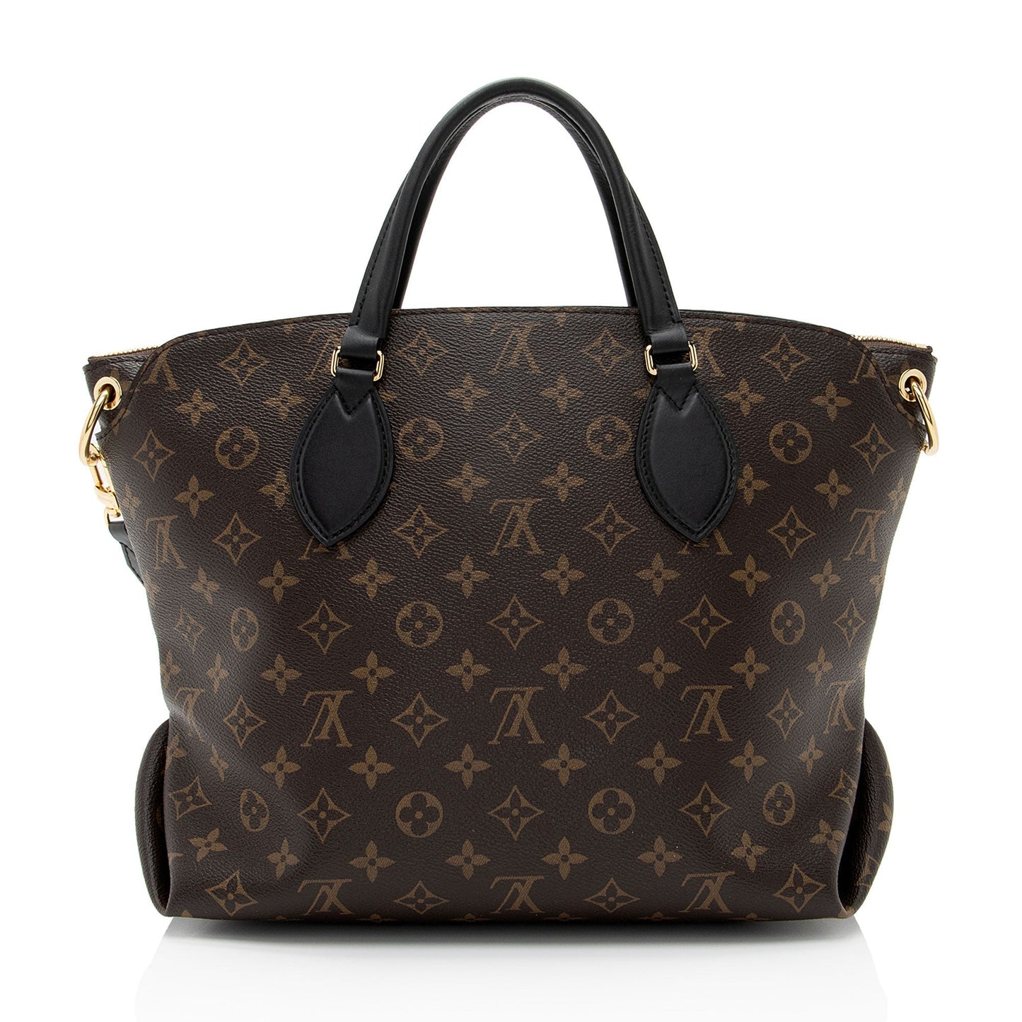 Louis Vuitton Monogram Canvas Flower MM Zip Tote (SHF-9JBTnX)