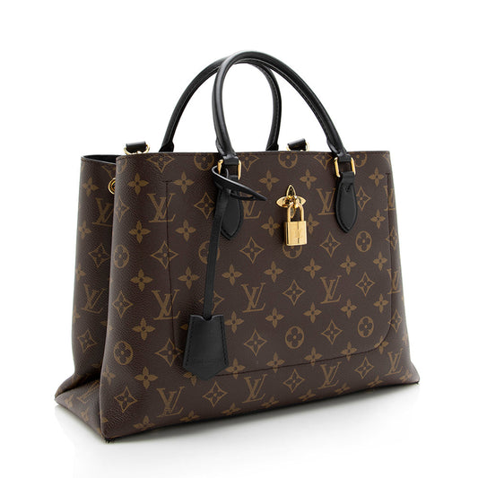 Louis Vuitton Monogram Canvas Flower Tote (SHF-18026)
