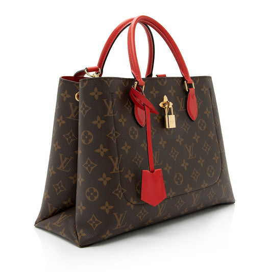Louis Vuitton Monogram Canvas Flower Tote (SHF-oyRQHn)