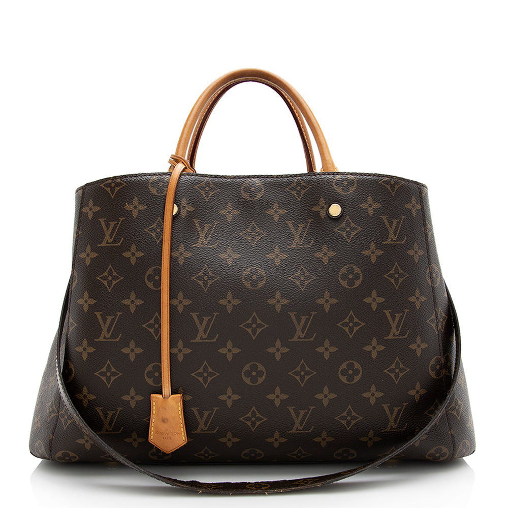 Louis Vuitton Monogram Canvas Montaigne GM Tote (SHF-21207)