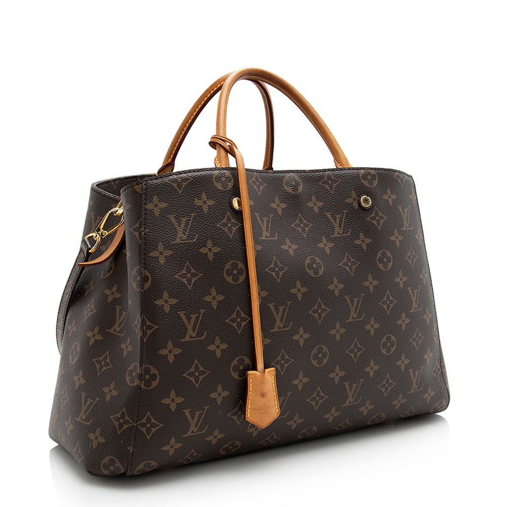 Louis Vuitton Monogram Canvas Montaigne GM Tote (SHF-21207)