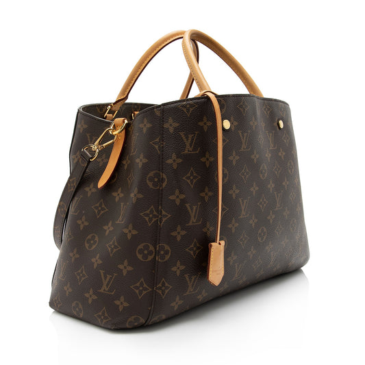 Louis Vuitton Monogram Canvas Montaigne GM Tote (SHF-MZnCT0)