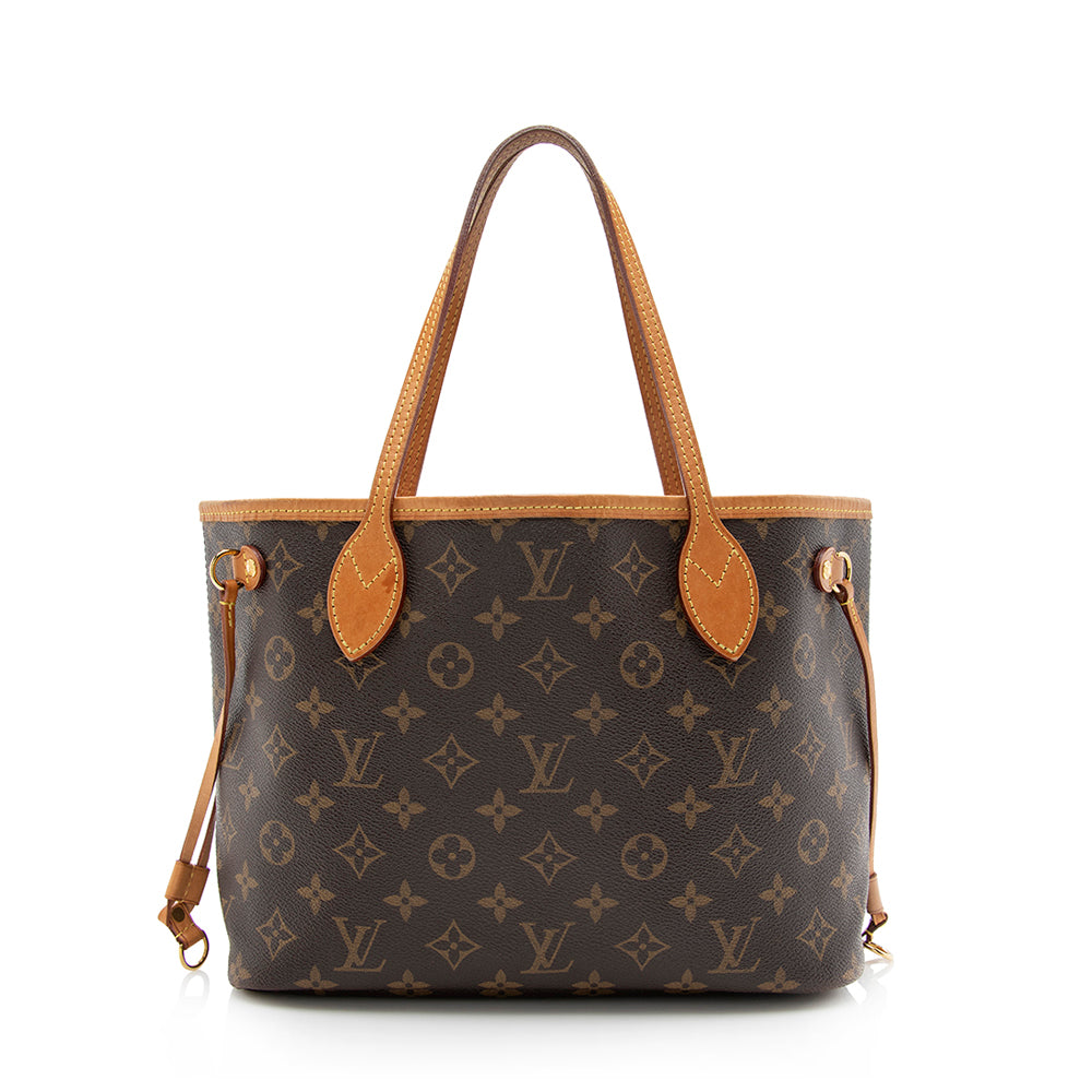 Louis Vuitton Monogram Canvas Neverfull PM Tote (SHF-16683)