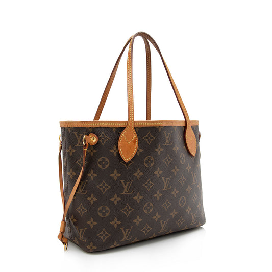 Louis Vuitton Monogram Canvas Neverfull PM Tote (SHF-16683)