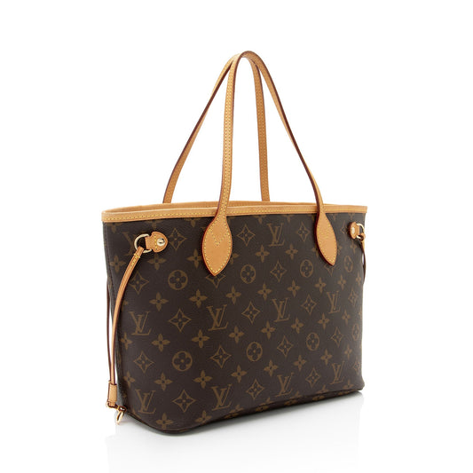 Louis Vuitton Monogram Canvas Neverfull PM Tote (SHF-d678bC)
