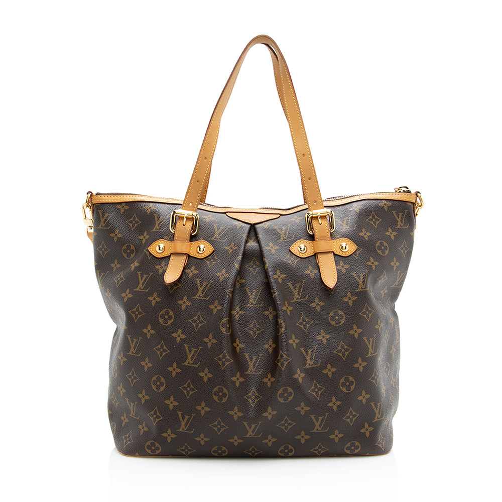 Louis Vuitton Monogram Canvas Palermo GM Tote (SHF-18886)