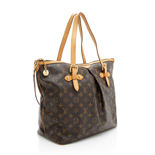 Louis Vuitton Monogram Canvas Palermo GM Tote (SHF-18886)