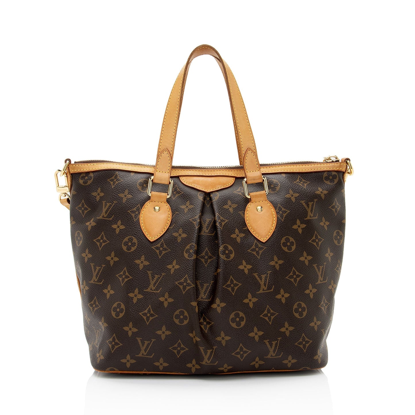 Louis Vuitton Monogram Canvas Palermo PM Tote (SHF-7Kefhj)
