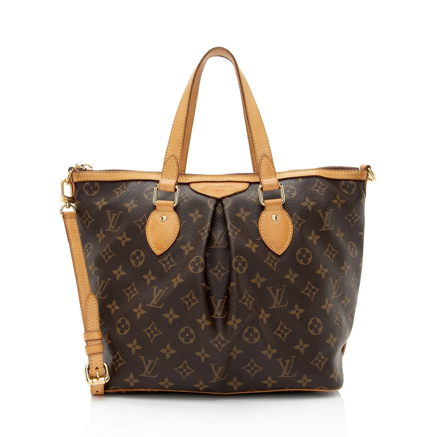 Louis Vuitton Monogram Canvas Palermo PM Tote (SHF-7Kefhj)
