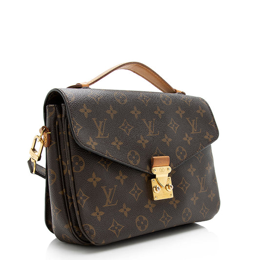 Louis Vuitton Monogram Canvas Pochette Metis Shoulder Bag (SHF-21209)