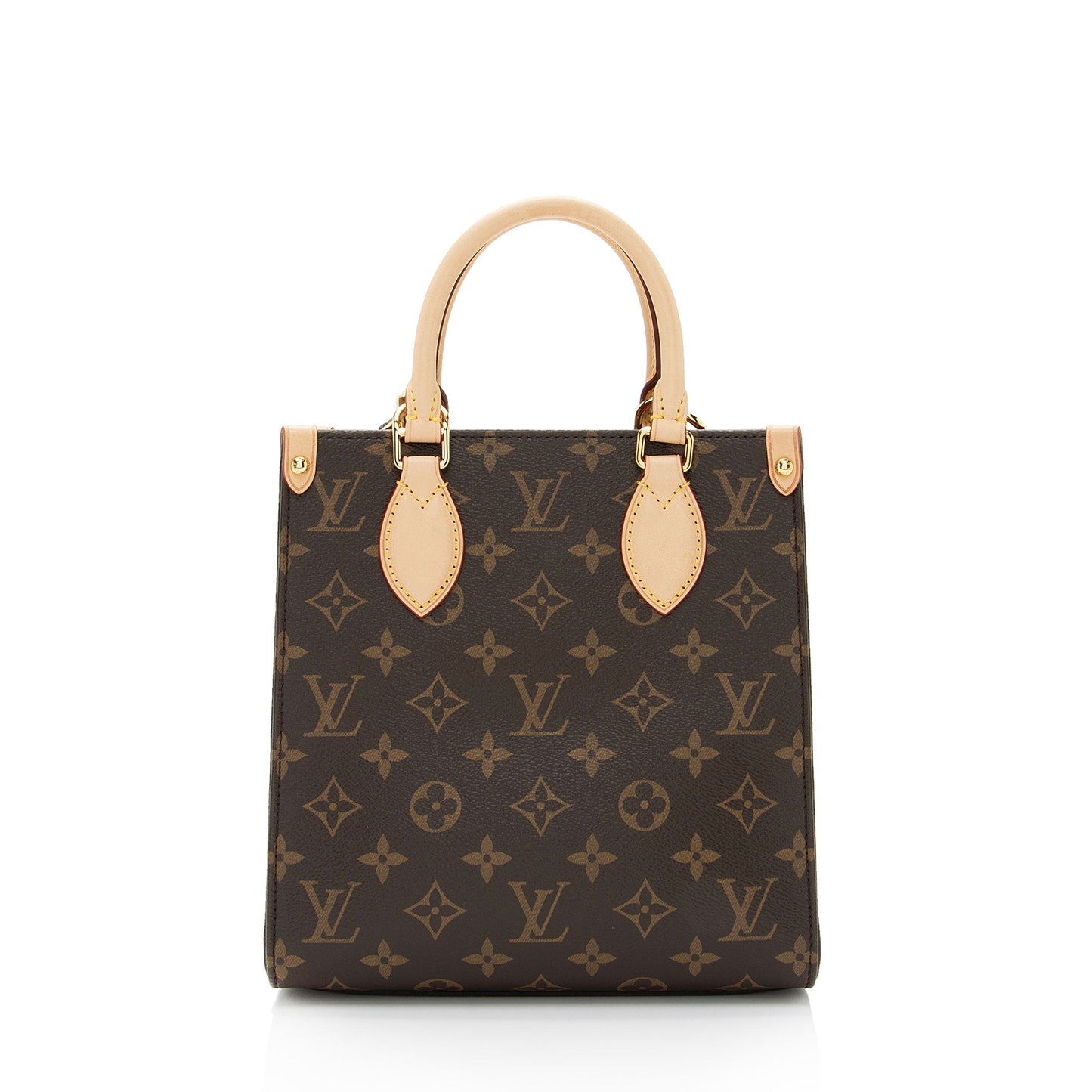 Louis Vuitton Monogram Canvas Sac Plat BB Tote (SHF-CEDheN)